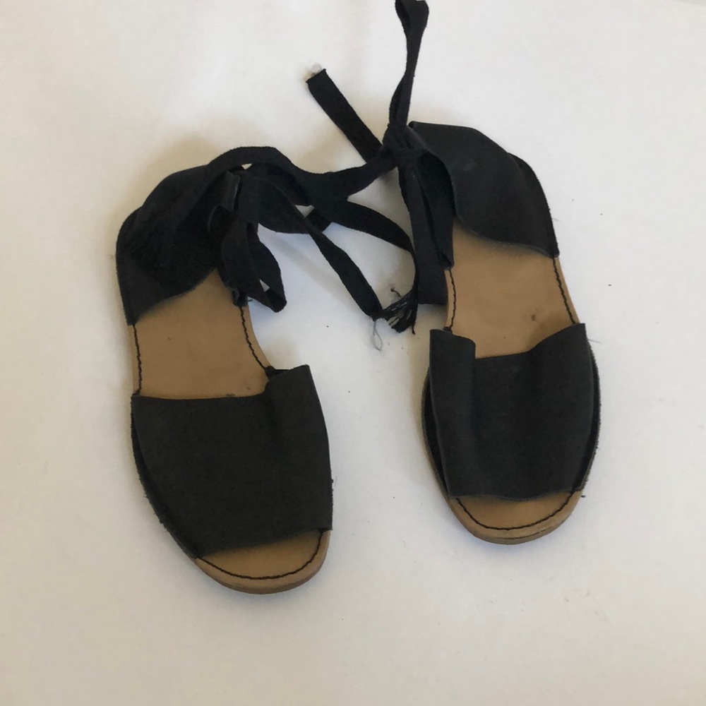 Top shop Tie up sandals size 6